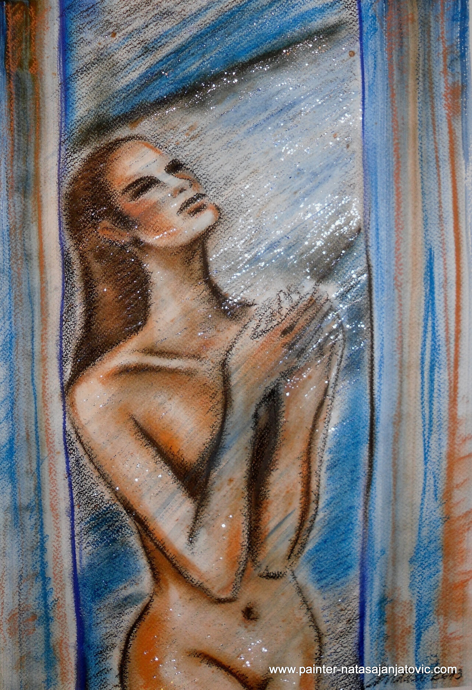 ČEŽNJA/LONGING, kombinovana tehnika/combined technique, 32x46,50 cm  