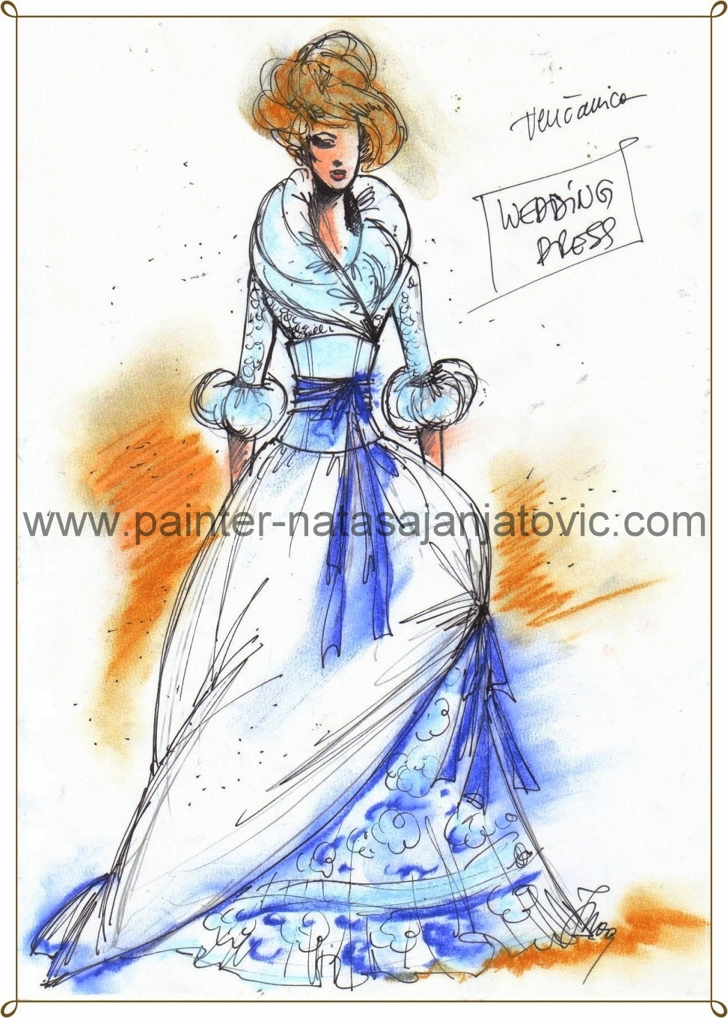 MODNI CRTEŽ/FASHION SKETCH