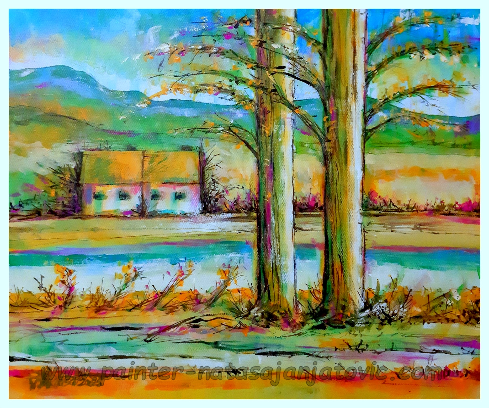 PAROVI/COUPLES, akrilik na platnu/acrylic on canvas, 50x60 cm  